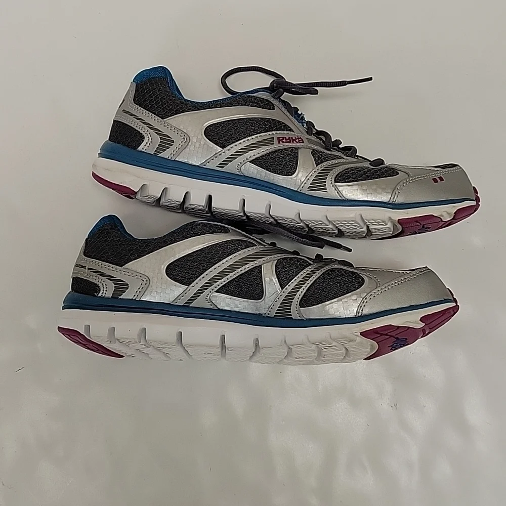 Ryka women's Influence 9 leather & fabric running athleisure gym workout